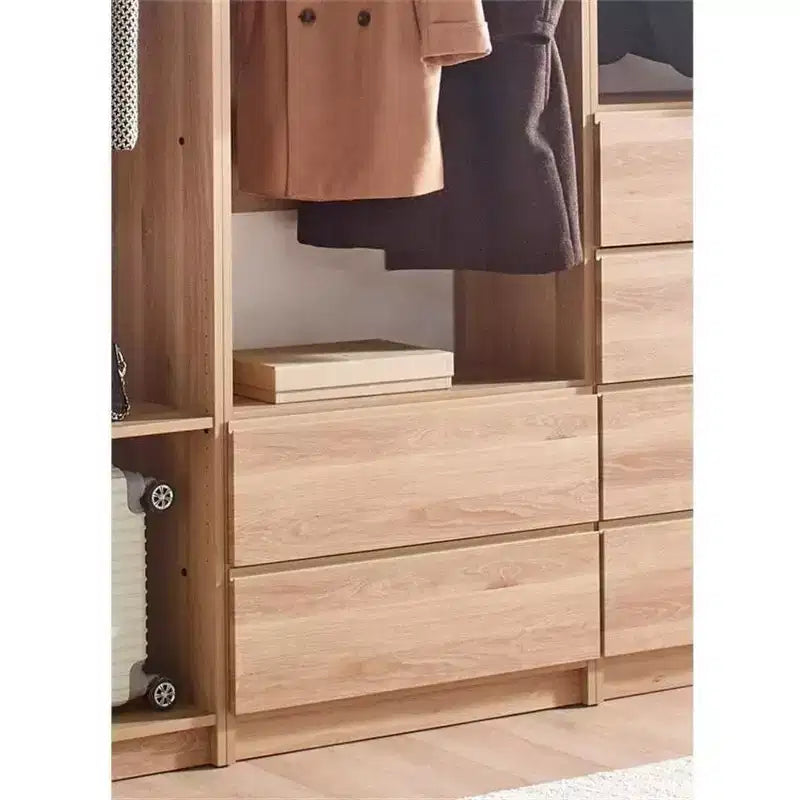 Freestanding Walk in Wood Closet System