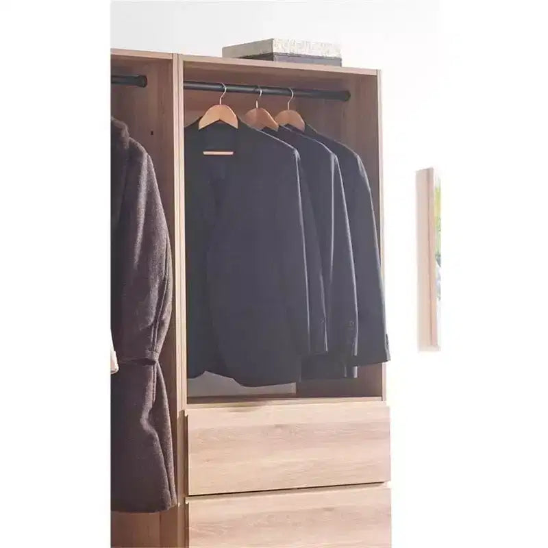 Freestanding Walk in Wood Closet System