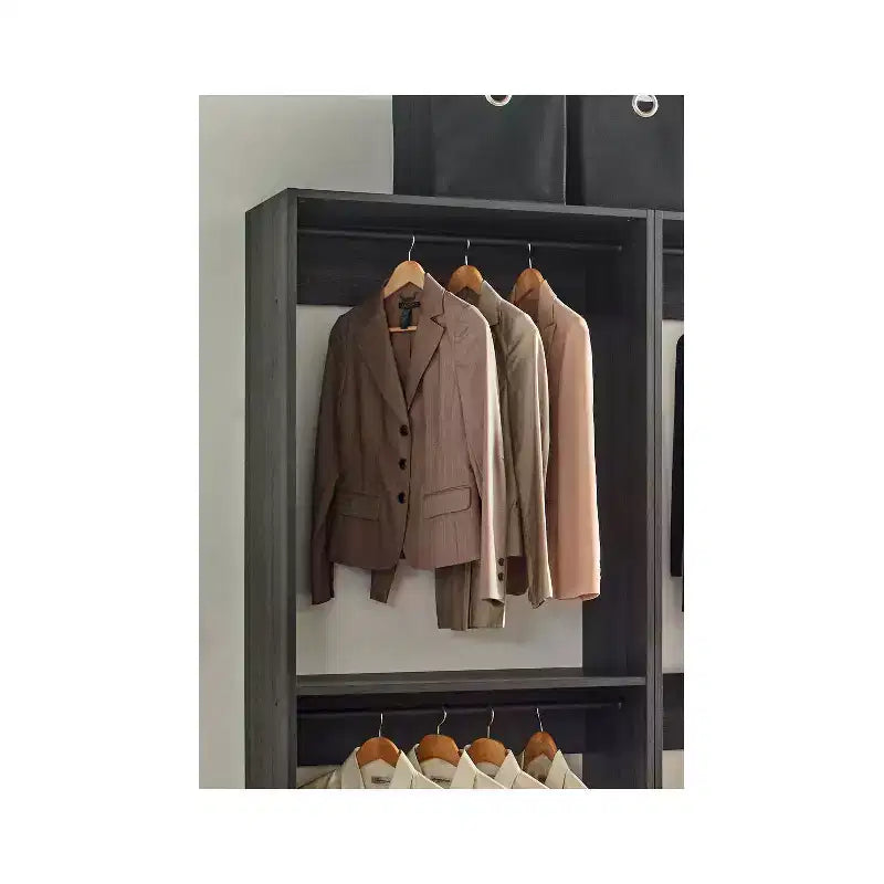 Freestanding Walk in Wood Closet System