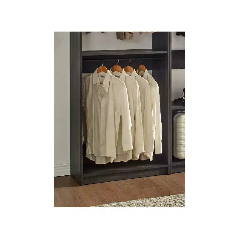 Freestanding Walk in Wood Closet System