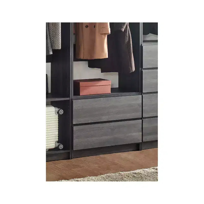 Freestanding Walk in Wood Closet System