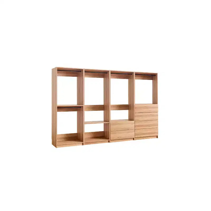 Freestanding Walk in Wood Closet System