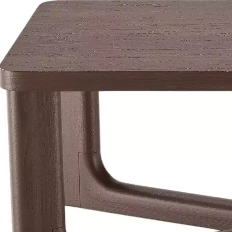 50 Walnut Solid Wood Cross Legs Coffee Table