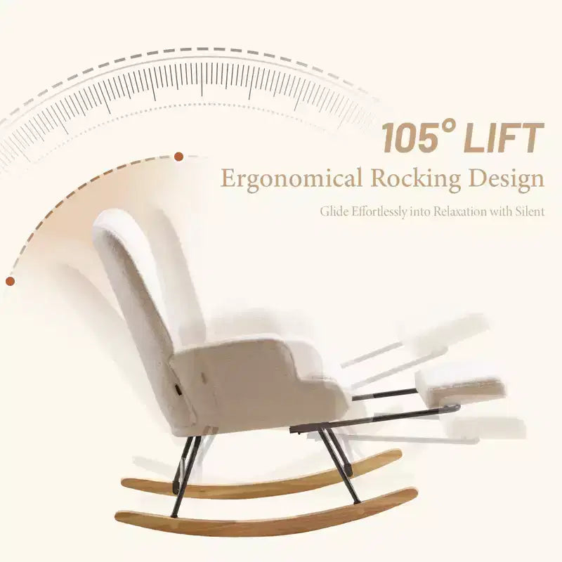 Teddy Upholstered Nursery Rocking Chair