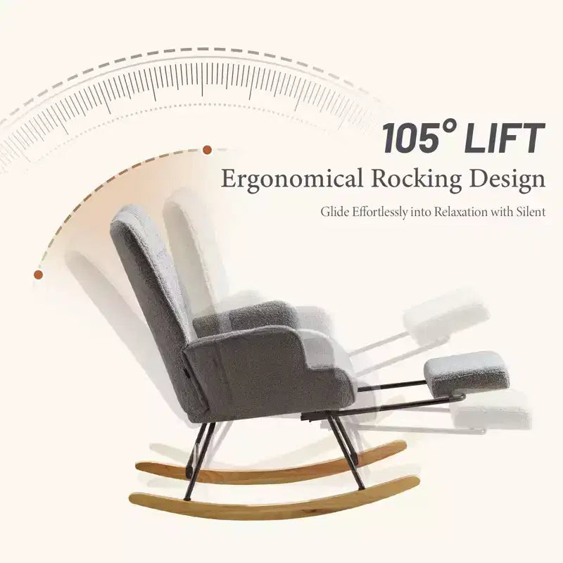 Teddy Upholstered Nursery Rocking Chair