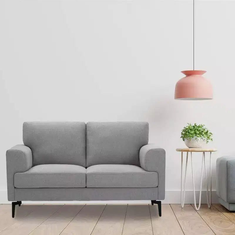 Sofa Light Gray Linen