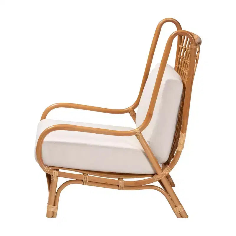 Bali & pari Rattan Accent Chair Light Honey