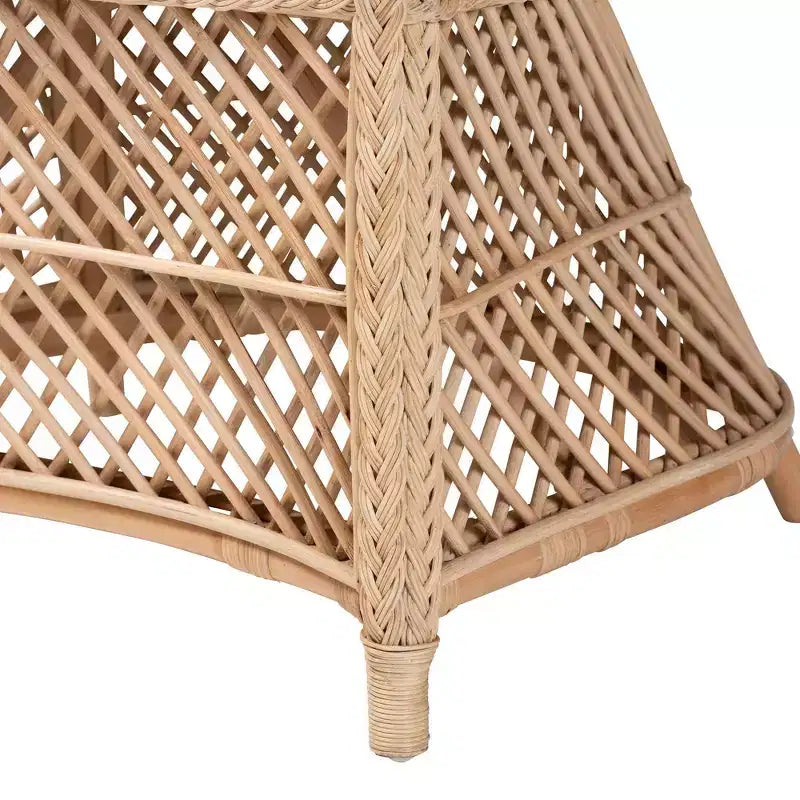 Bali & pari Braided Rattan Arm Chair Natural