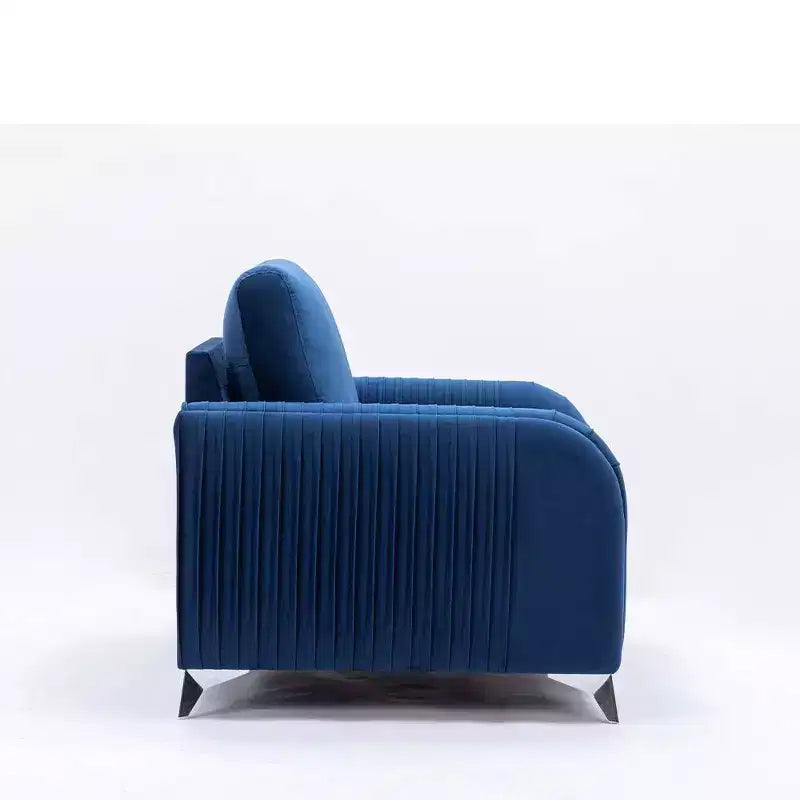 79" Sofa Blue Velvet