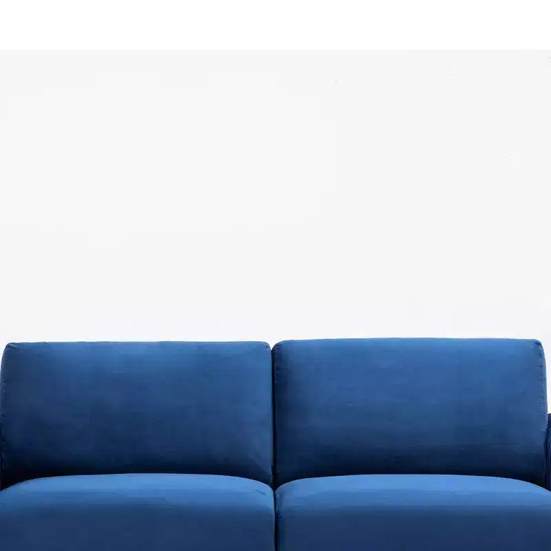 79" Sofa Blue Velvet