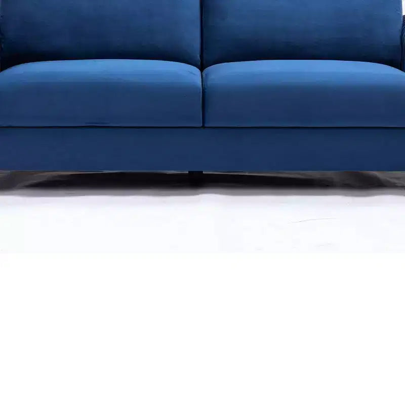 79" Sofa Blue Velvet