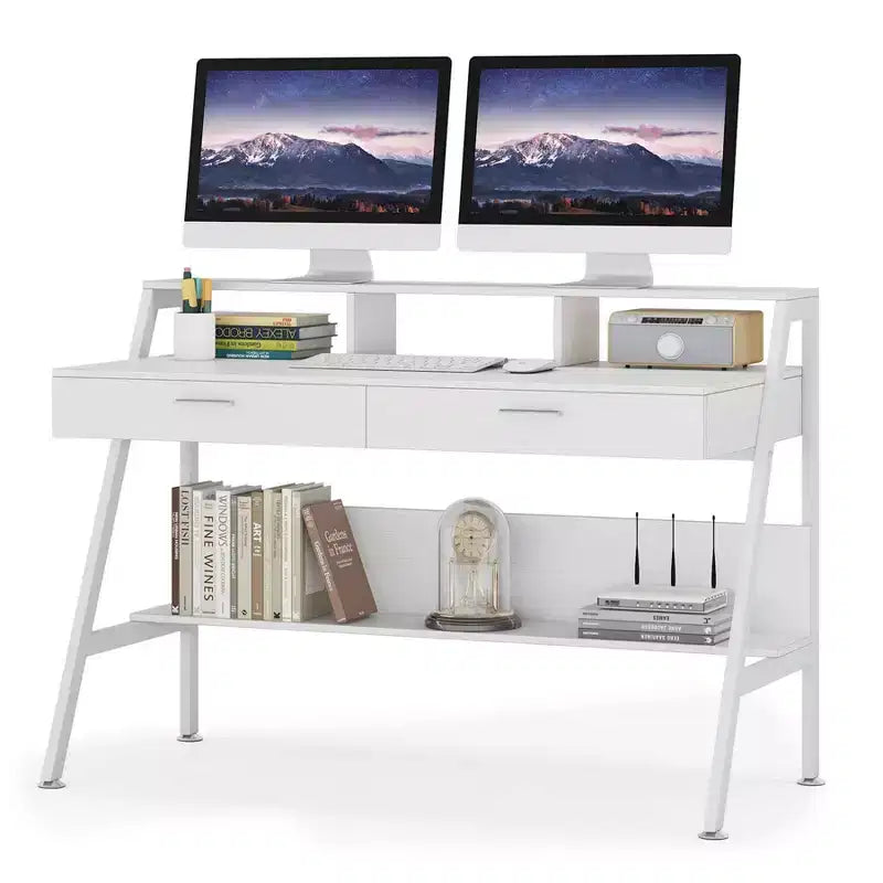 47" Modern Computer Desk White