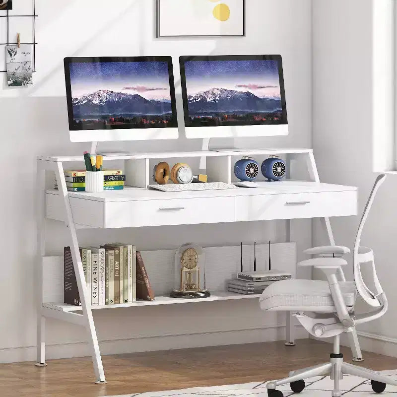 47" Modern Computer Desk White