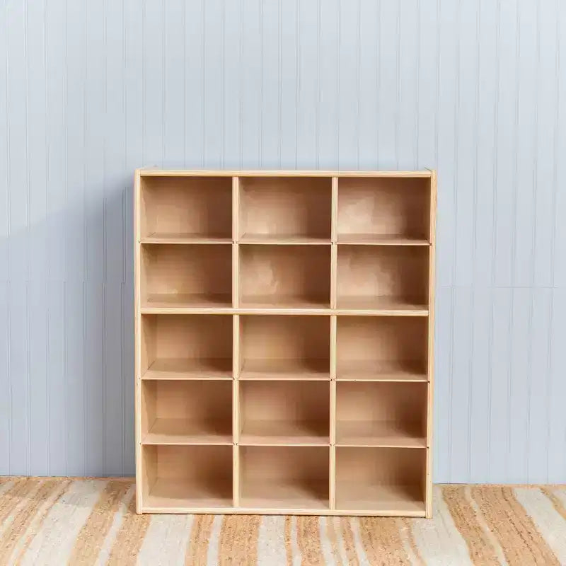 15 Cubby Tray Storage Cabinet, 5x3, Classroom Furniture