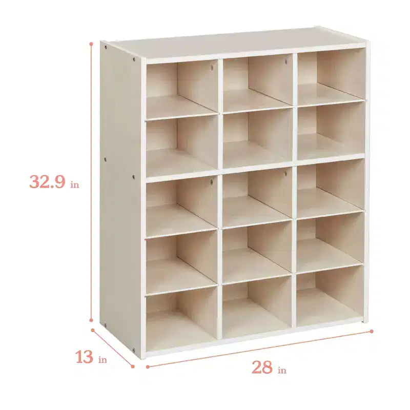 15 Cubby Tray Storage Cabinet, 5x3, Classroom Furniture