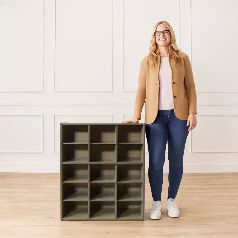 15 Cubby Tray Storage Cabinet, 5x3, Classroom Furniture