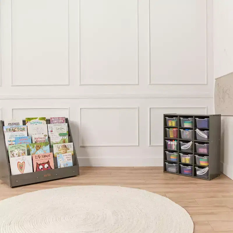 15 Cubby Tray Storage Cabinet, 5x3, Classroom Furniture