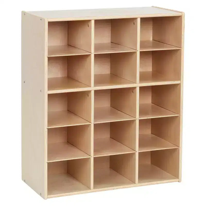 15 Cubby Tray Storage Cabinet, 5x3, Classroom Furniture
