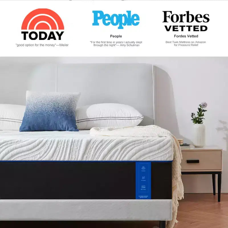 10 gel memory foam mattress