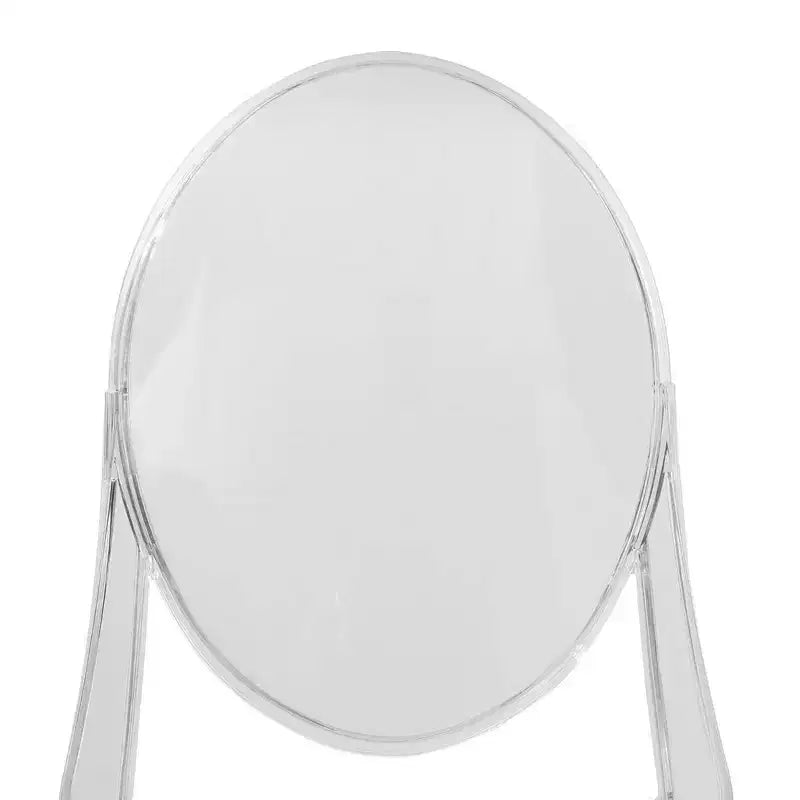 Acrylic Modern Chair, Mid-Century Ghost Chair with Molded Seat, Ideal for Dining Room, Kitchen, Office, Lounge, Cafe, or Workspace
