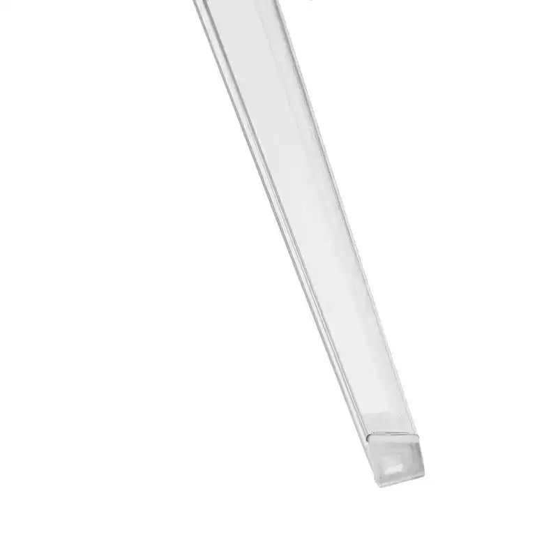 Acrylic Modern Chair, Mid-Century Ghost Chair with Molded Seat, Ideal for Dining Room, Kitchen, Office, Lounge, Cafe, or Workspace