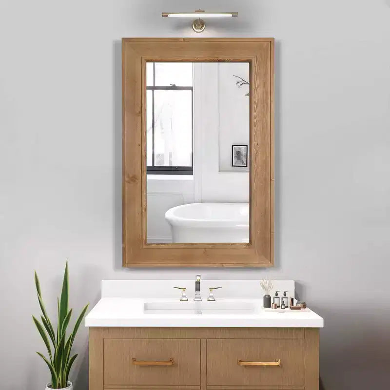 Natural Wash Wood Mirror