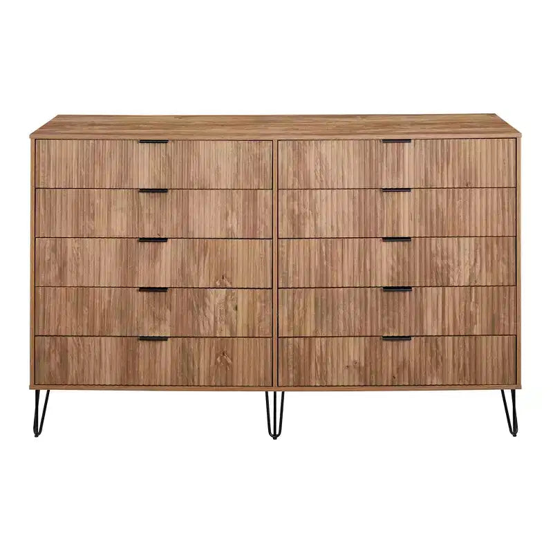 10 Drawer Double Dresser