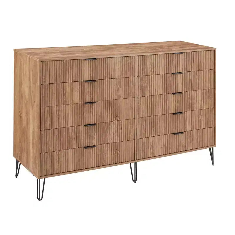10 Drawer Double Dresser