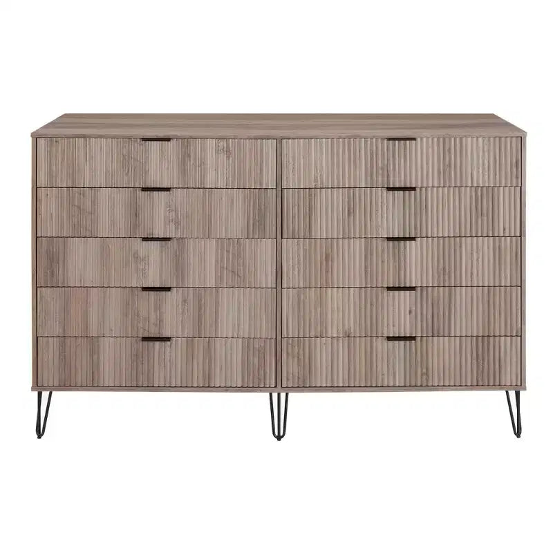 10 Drawer Double Dresser