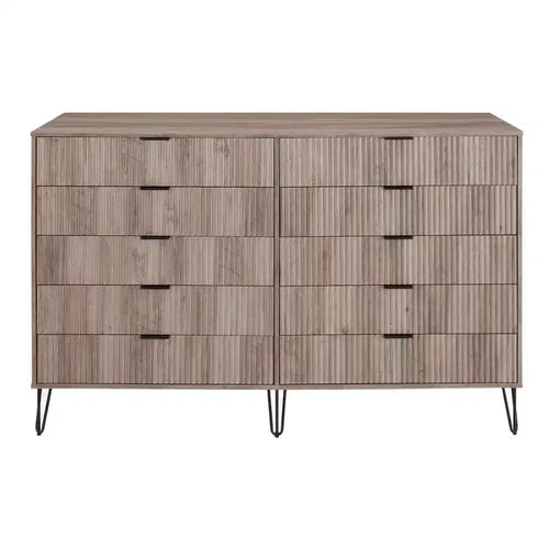 10 Drawer Double Dresser