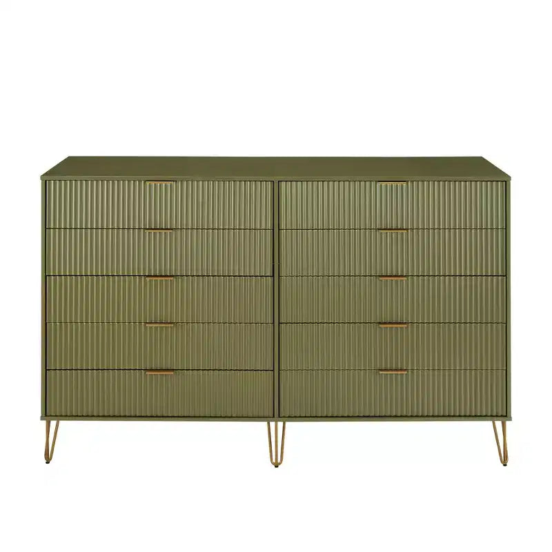 10 Drawer Double Dresser