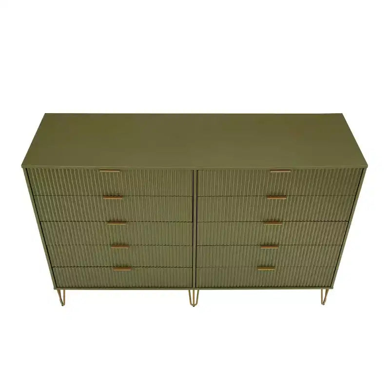 10 Drawer Double Dresser