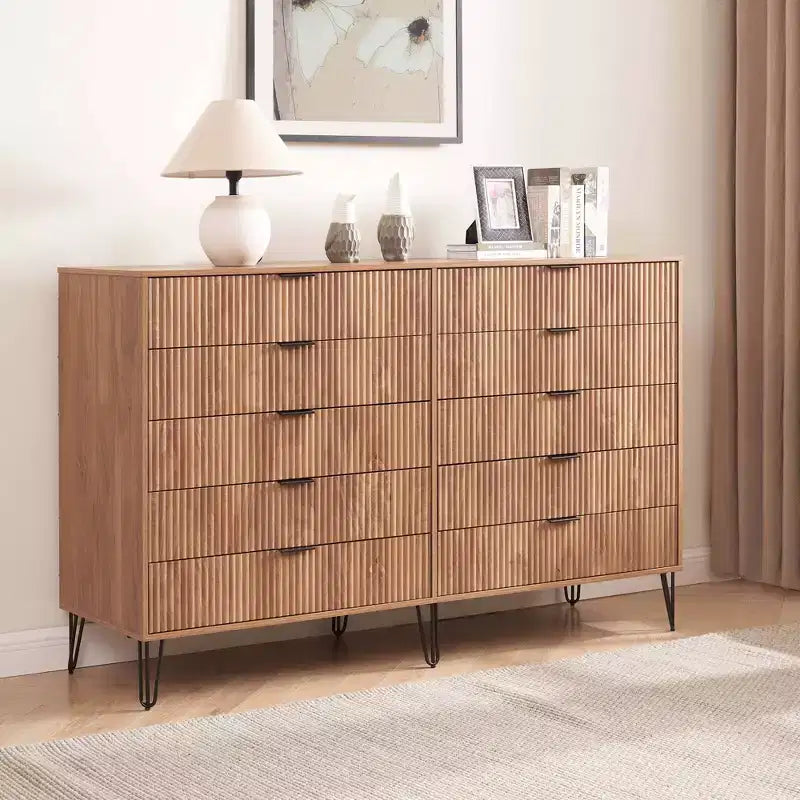 10 Drawer Double Dresser