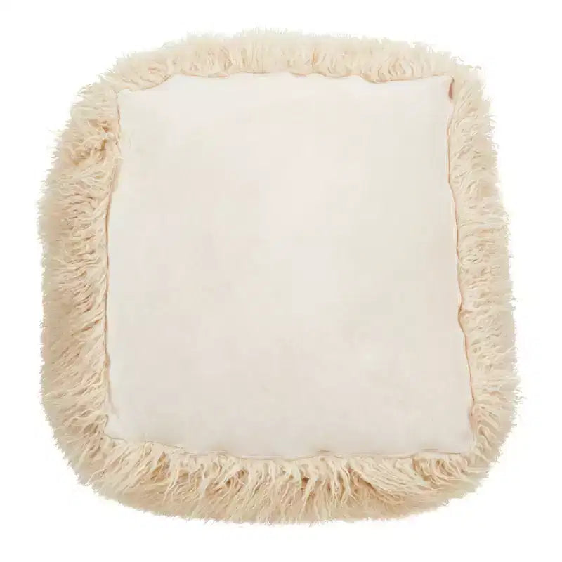 Faux Fur Pouf