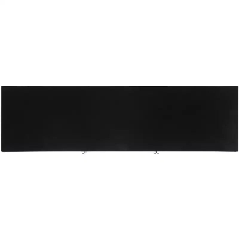 3 Door 2 Shelf Sideboard - Black/Brown