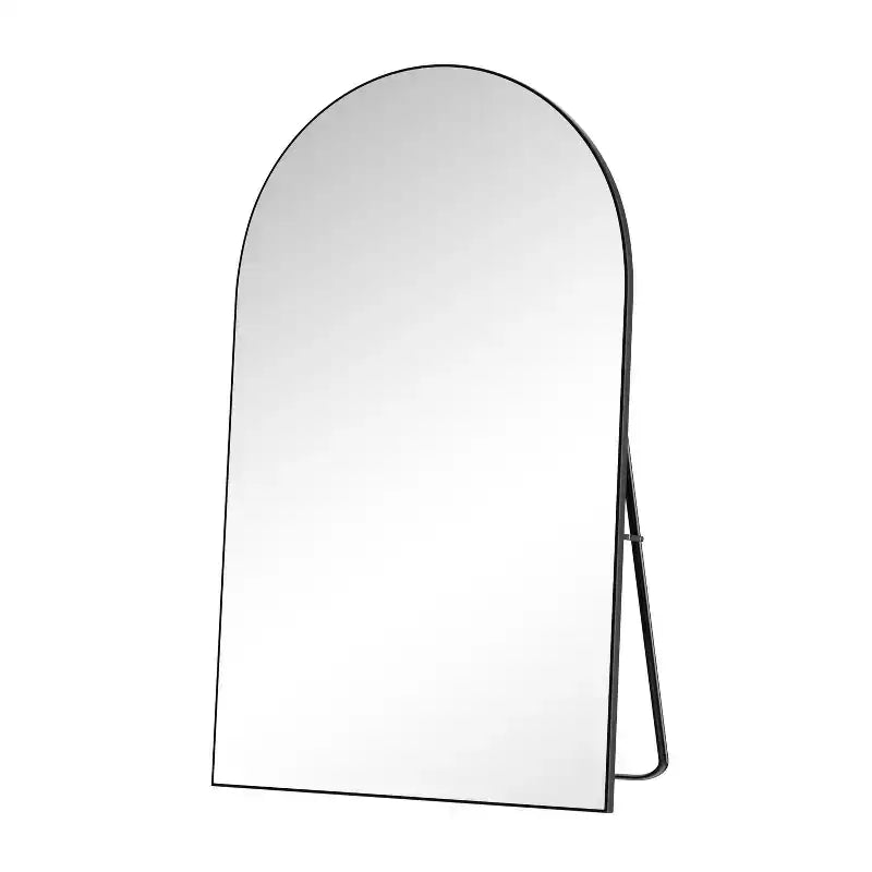 Vintage Arched Full Length Standing Mirror Vanity Floor Mirror