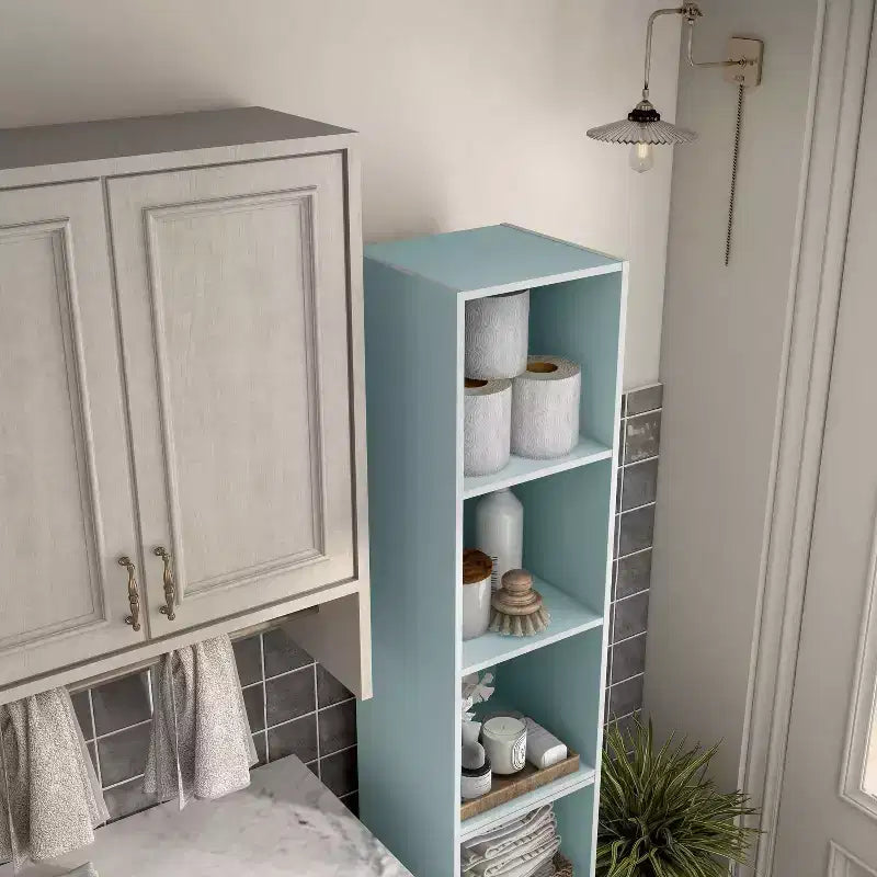 35. 3" Modern 3 Cube Stackable and Modular Bookcase
