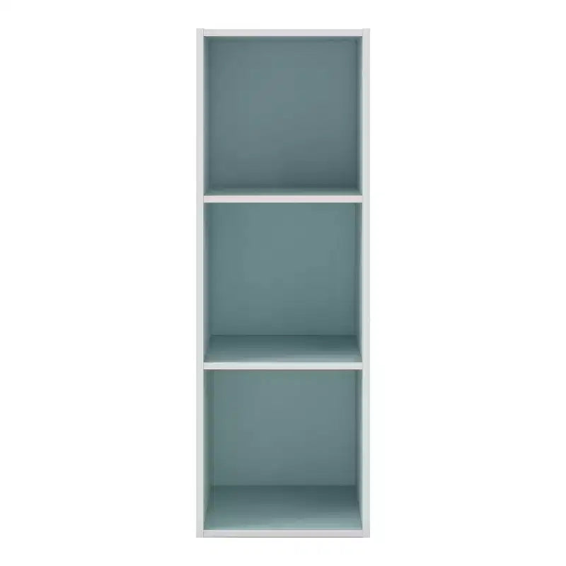 35. 3" Modern 3 Cube Stackable and Modular Bookcase