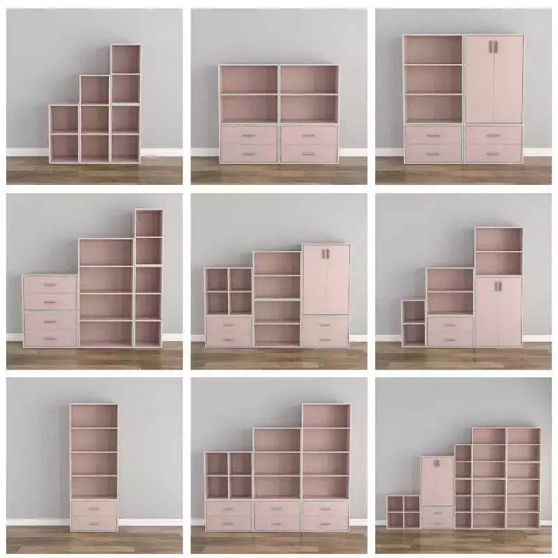 35. 3" Modern 3 Cube Stackable and Modular Bookcase
