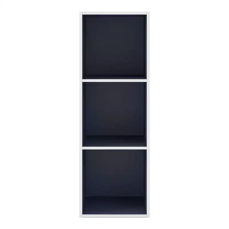 35. 3" Modern 3 Cube Stackable and Modular Bookcase