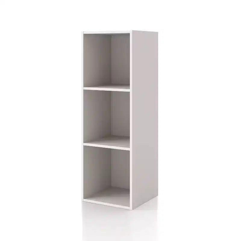 35. 3" Modern 3 Cube Stackable and Modular Bookcase